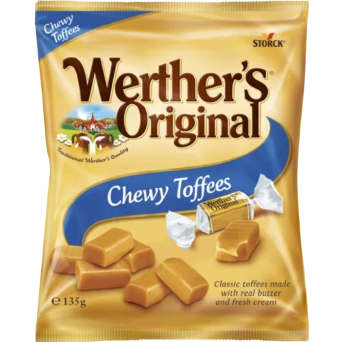 Жувальні іриски Werther's Original, 135г, фото 1