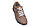Чоловічі шкіряні літні кросівки, перфорація Beige, фото 2