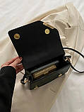 Жіноча сумка 8032 крос-боді чорна, фото 5