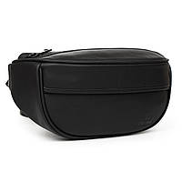 Чоловіча шкіряна сумка на пояс BRETTON  8786-58A black.Чоловічі сумки оптом  в УкраЇні.