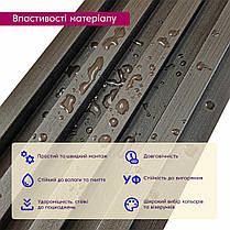 Рейка декоративна WPC стінова 3000х160х23мм Венге SW-00001537, фото 4