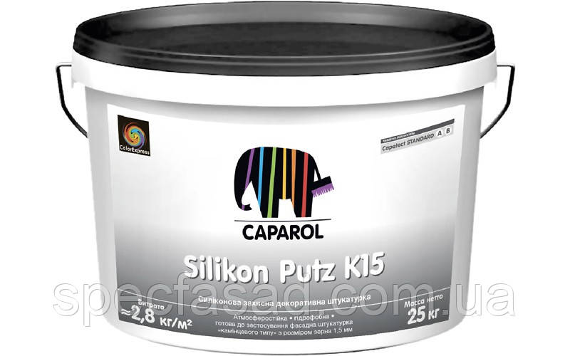 Штукатурка силіконова Capatect Silicon Putz K15 баранчик 25кг