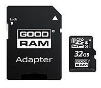 Карта памяти MicroSDHC 32GB UHS-I Class 10 Goodram + SD-adapter (M1AA-0320R12) GG, код: 1901173