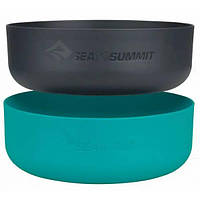Набор посуды Sea To Summit DeltaLight Bowl Set Pacific Blue Charcoal S (1033-STS AKI2008--050 GG, код: 7708332