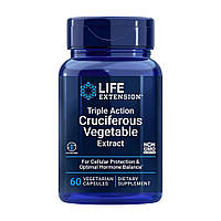 Натуральная добавка Life Extension Triple Action Cruciferous Vegetable Extract, 60 вегакапсул CN14116 VB