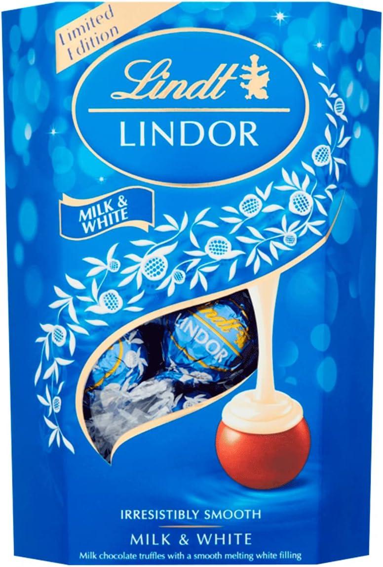 Шоколадні цукерки Lindt Lindor Milk White Limited Edition, 200г, фото 1