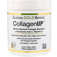 Пептиды коллаген UP без ароматизаторов California Gold Nutrition 16.36 унций 464 г CP, код: 5531107