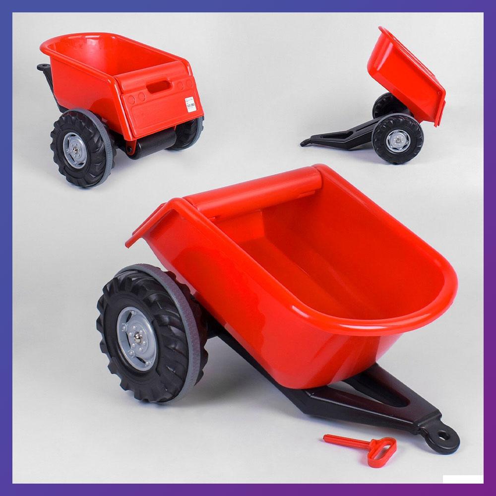 Причіп до педальних тракторів Pilsan Trailer 07-295 Червоний, фото 1