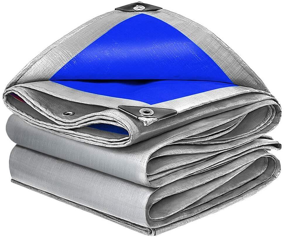 Тент універсальний 8х10м з металевими  люверсами (сіро-блакитний)  180г/м2, Vaplant, фото 1