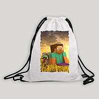 Рюкзак-мешок Майнкрафт / Сумка для обуви Minecraft №4