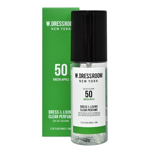 Парфумований спрей для одягу та дому W.Dressroom Dress & Living Clear Perfume No.50 Green Apple 70 мл.