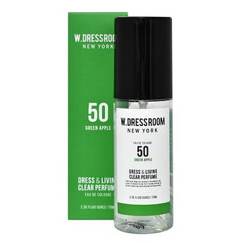 Парфумований спрей для одягу та дому W.Dressroom Dress & Living Clear Perfume No.50 Green Apple 70 мл.