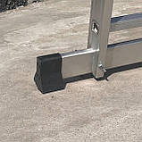 3х секційна драбина стремянка 8 щаблів розсувна Техпром, фото 9