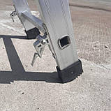 3х секційна драбина стремянка 8 щаблів розсувна Техпром, фото 5