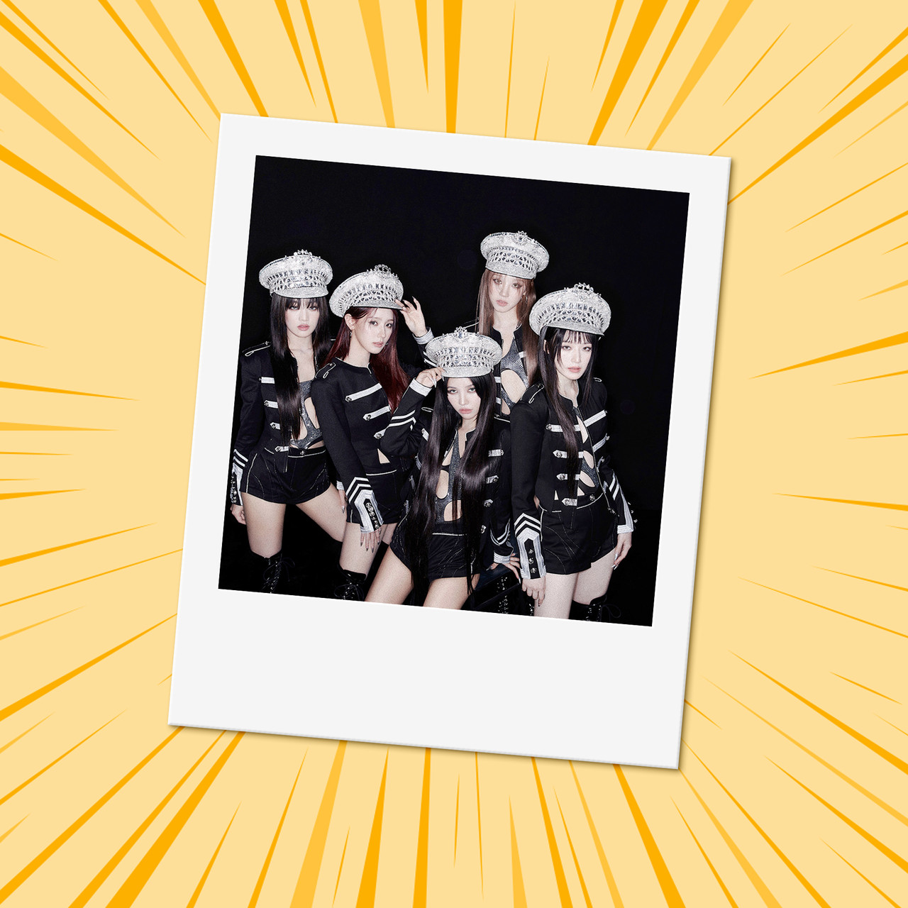 Набір карток полароїд (G)I-DLE Super Lady 10 штук