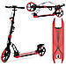 Самокат складаний міський iTrike SR 2-014, 3 кольори, алюмінієво-сталевий корпус, 2 колеса, гальмо на кермі, фото 2