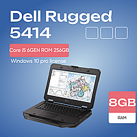 Dell Latitude 5414 14 Rugged Laptop [i5-6300U 2.4GHz, 8GB, 256GB M.2] Win10Pro