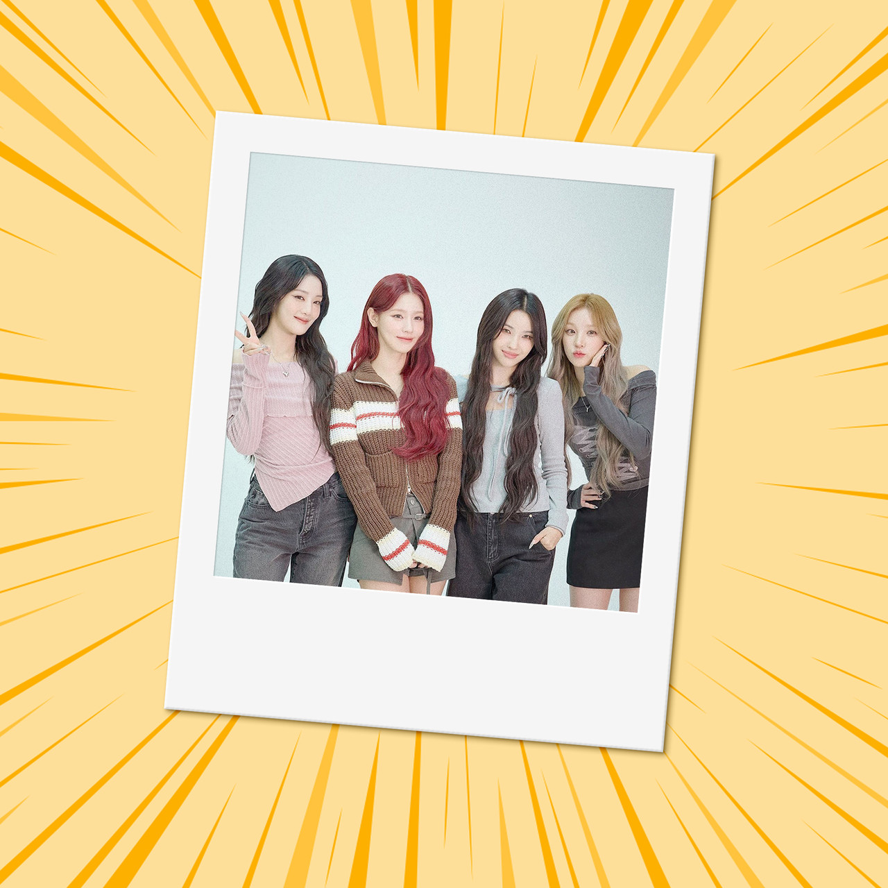 Набір карток полароїд (G)I-DLE Revenge 10 штук