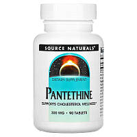 Вітаміни та мінерали Source Naturals Pantethine 300 mg, 90 таблеток CN12555 VB