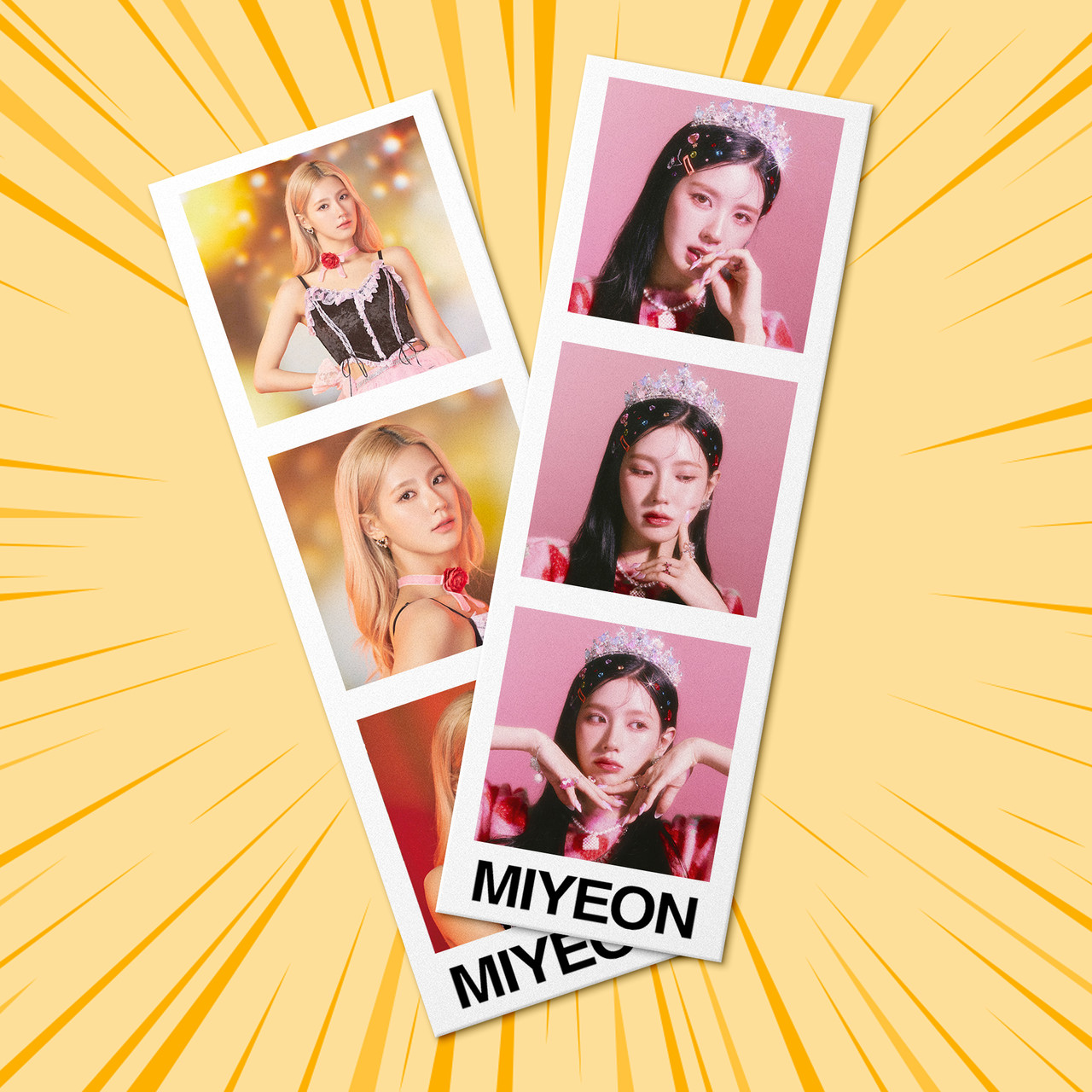 Набір фотостріпів (G)I-DLE Miyeon №1 8 штук