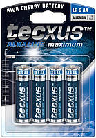 Батарейка Tecxus AA 2700mAh x4шт Alkaline Mangane(75.02.3633) GG, код: 7454953