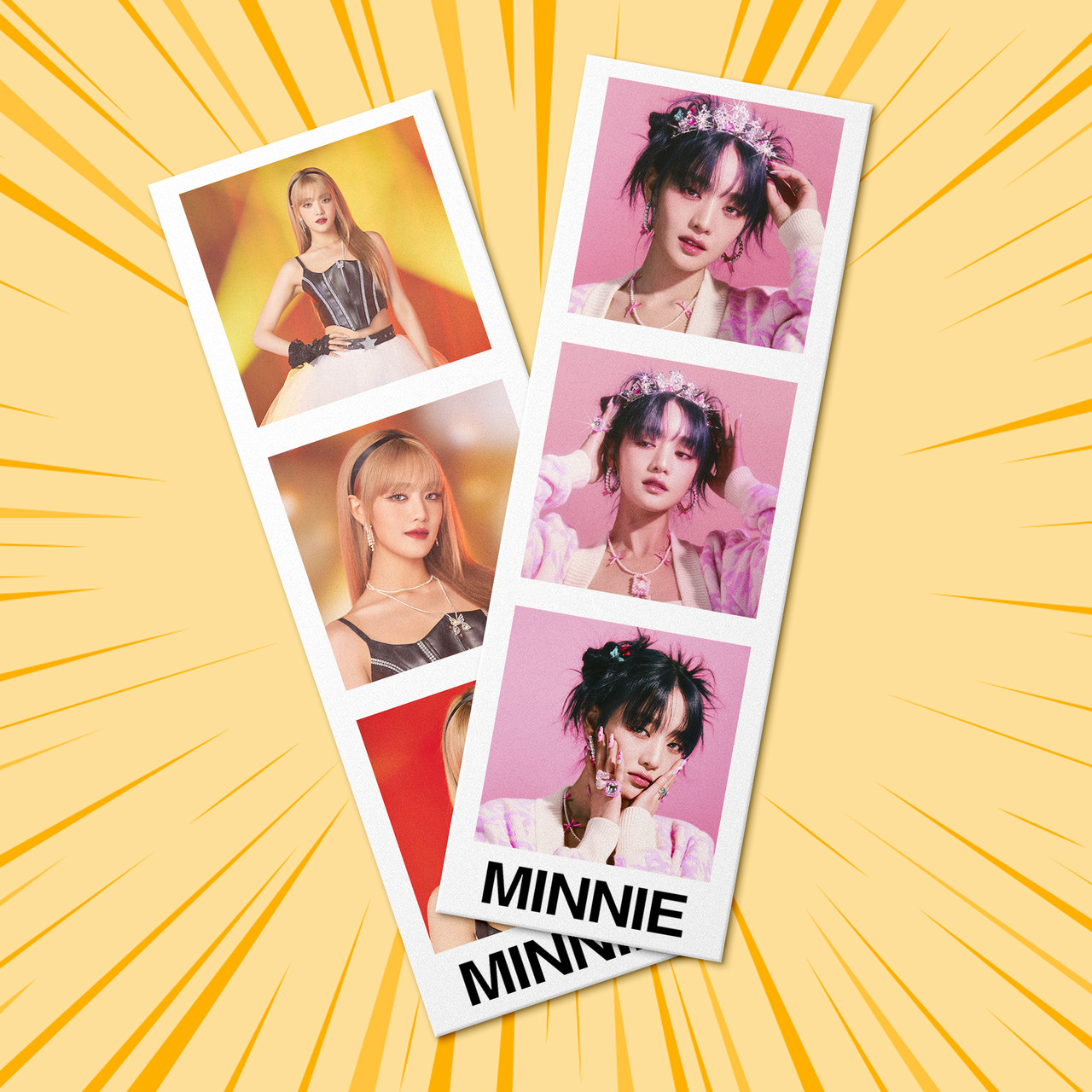 Набір фотостріпів (G)I-DLE Minnie №1 8 штук
