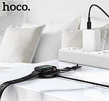 Зарядний бездротовий пристрій Hoco CW50 3в1 SafeMag 15W Type-C магнітний для телефону/годинника/навушників, фото 5