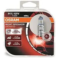 Лампа 12V  H1  55W +110%  OSRAM Night Breaker  [64150-NBU]