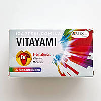 От анемии Vitayami Витаямі 30 таблеток