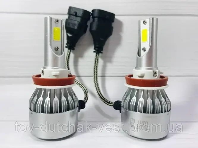Лампа діодна 12V Н8/Н9/11 LED 2СОВ/30Вт/3200лм/6500К Headlight (ID ...