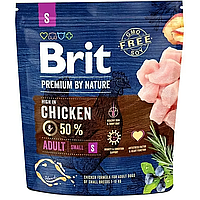 Сухий корм Бріт Brit Premium Adult S для дорослих собак дрібних порід, 1 кг