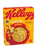 Сухий сніданок медові кільця Келогс Honey Loops Kelloggs 330 г