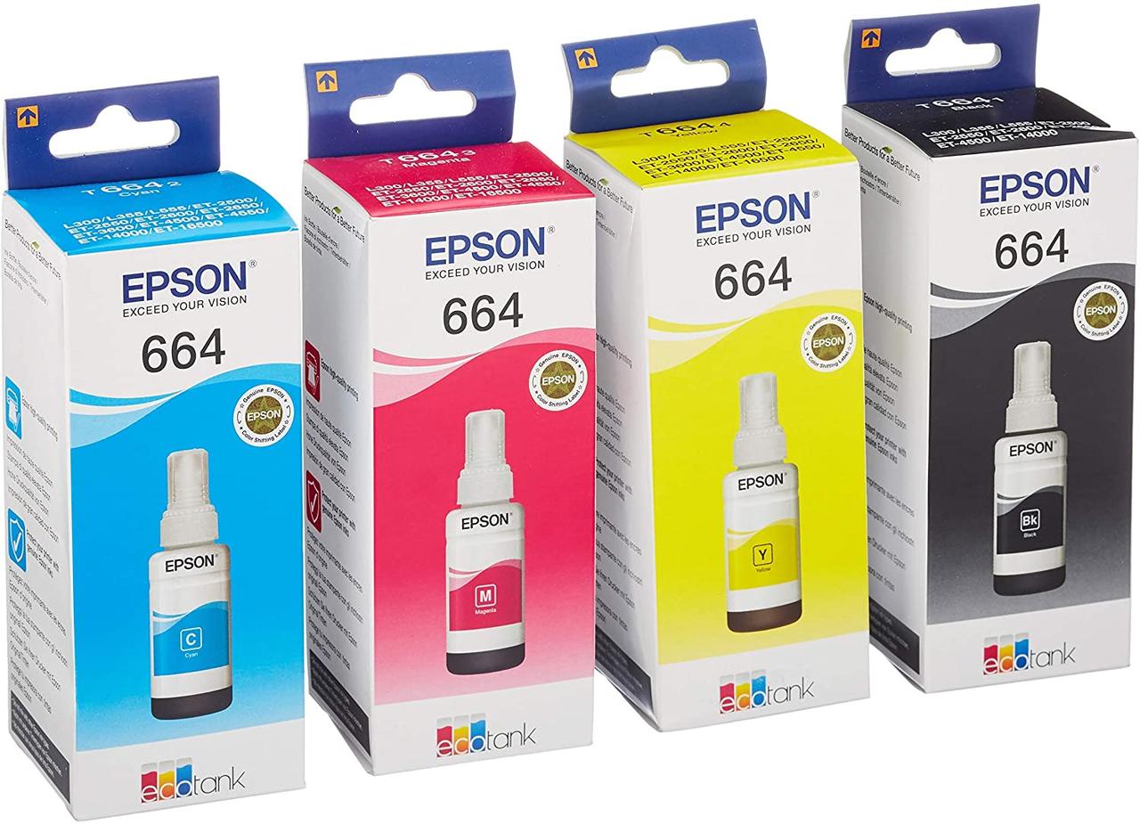 Набір чорнил Epson 664 (SET664E)