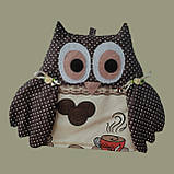 Грілка на заварний чайник Совушка з підставкою., фото 7