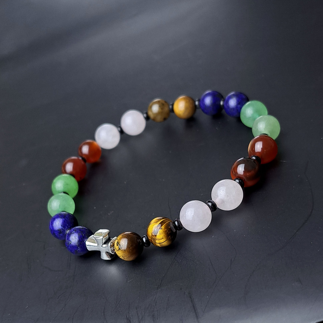 Чітки 20 каменів, діаметр намистини 8 мм. Натуральний камінь., фото 1