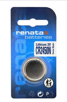 Літієва батарейка Renata CR2450 (1шт.)