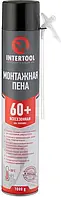 Пена монтажная, всесезонная Intertool 750 мл/1000 г 60 л+, трубочка (FS-1100)