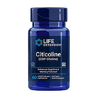 Натуральная добавка Life Extension Citicoline, 60 вегакапсул CN14108 VB