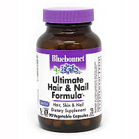 Витамины и минералы Bluebonnet Ultimate Hair and Nail Formula, 90 вегакапсул CN5186 VB