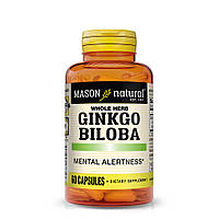 Натуральная добавка Mason Natural Whole Herb Ginkgo Biloba, 60 капсул CN11291 VB