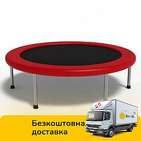 Дитячий батут Tilly BT-RJ-0033 (діаметр 152 см, навантаження 80 кг) Червоний | Батут на пружинах для дому