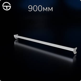 Тримач кронштейна L9-3115 s1,2 (тр.30x15), біла. Рейки-опори комплектуючі до торгового обладнання