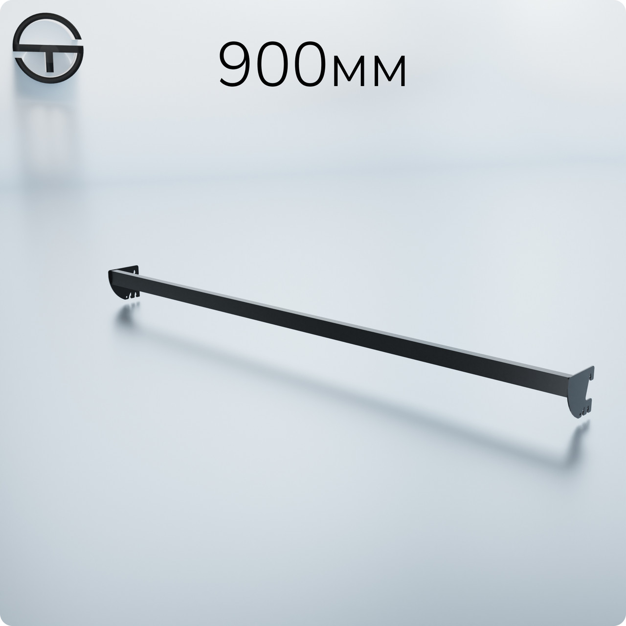 Тримач кронштейна L9-3115 s1,2 (тр.30x15), чорний., фото 1