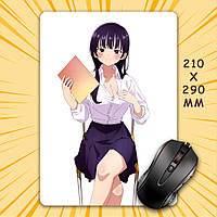 Килимок для мишки А4 - 210x290 мм Boku no Kokoro no Yabai Yatsu / Пітьма всередині мене 010