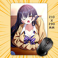 Килимок для мишки А4 - 210x290 мм Boku no Kokoro no Yabai Yatsu / Пітьма всередині мене 012