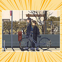Плакат А3 Аниме Boku no Kokoro no Yabai Yatsu / Опасность в моём сердце