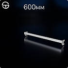 Тримач кронштейна L6-3115 s1,2 (тр.30x15), чорний. Рейки-опори комплектуючі до торгового обладнання, фото 4