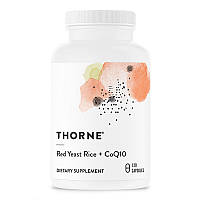Красный рис для снижения холестерина Thorne Red Yeast Rice + CoQ10 (120 капс)