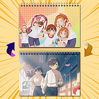 Скетчбук А5 48 арк. 150 гр.м² Boku no Kokoro no Yabai Yatsu / Пітьма всередині мене 003