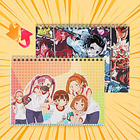 Зошит А5 48 арк. на пружині у клітинку 60 гр.м² Boku no Kokoro no Yabai Yatsu / Пітьма всередині мене 003